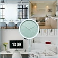 thumbnail image 6 of Uxcell 8 inch Plastic Wall Clock 3D Number Quartz Battery Operated Silent Non-Ticking Round Wall Clocks Light Green, 6 of 6
