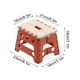 thumbnail image 4 of Taburete, cambiador, taburete plegable portátil, taburete bajo de plástico para el hogar, taburete infantil para exteriores, silla plegable portátil, material plástico ligero, para dormitorio, 4 of 9