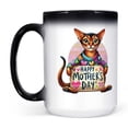 thumbnail image 2 of Happy Mother's Day Best Abyssinian Mom Ever Heat Color Changing Mug Cat Lover Kitten Owner Gifts Magic Coffee Mug - 03002, 2 of 4