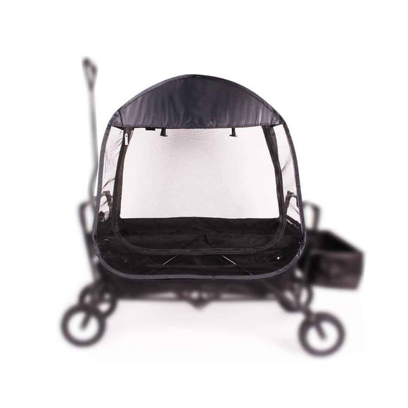 BESTEN Pop Up Mosquito Net Canopy for Kids Push Pull Wagon Cart - Protects from Bugs, Provides Shade, Easy Set-Up, Double-Sided Zipper - (Wagon Not Included)