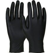 Qrp 84-501 Qualatrile Disposable Gloves   Xs, Black   (Case / 1000 Gloves)