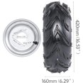 thumbnail image 2 of 16X8-7 ATV Tire and Rim Tubeless | Front or Rear Tires with Rims for Go Kart UTV Quad Bike Buggy Utility Vehicles, 2 of 7