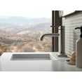 thumbnail image 3 of Kohler K-28126-4K Venza 1 GPM Single Hole Bathroom Faucet - Black, 3 of 9