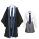 thumbnail image 5 of Disfraz de Harry Potter para adultos y niños, disfraz de Halloween, capa de Hermione Slytherin, corbata, camisa, bufanda, suéter, fiesta de Rob, cosplay, 5 of 5