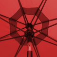 thumbnail image 3 of Parasol Replacement Cover, Outdoor Parasol Replacement Canopy, Anti-Ultraviolet, Waterproof Garden Patio Umbrella, 2m/6 Arm，Red, 3 of 5