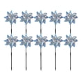 thumbnail image 3 of Reflective Pinwheel 8-pack, Decorative Windmill, 18.5 Inch Shiny Mylar Spinner Ornament with Rod Stick for Balcony Garden Vineyard and Outdoor Yard Arrangement, 3 of 8