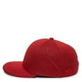 thumbnail image 5 of OC Sports TGS1930X Proflex Bamboo Charcoal Flat Visor Cap - Red, 5 of 8