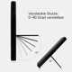 thumbnail image 4 of 8 LED Lighted Makeup Mirror (Makeup and Shaving, Standing Mirror with Battery, Travel or Bathroom), 4 of 4
