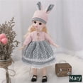 thumbnail image 2 of Muñeca de cuerpo gordo de 30 cm, conjunto de pequeña princesa, ojos 3D, 12 articulaciones, 6 muñecas bjd, muñeca para niños, 2 of 5