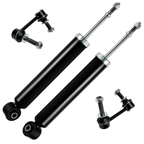 Detroit Axle - Rear Shock Sway Bars for 2013-2019 Nissan Pathfinder Infiniti QX60 JX35, 2 Shock Absorbers Assembly 2 Sway Bar End Links 2014 2015 2016 2017 2018 Replacement Suspension Kit