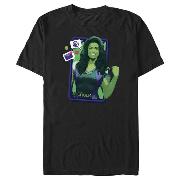 Men's She-Hulk: Attorney at Law Call From a Hero  T-Shirt - Black - Large