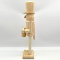 thumbnail image 5 of Unpainted Wood Nutcrackers Craft Unfinished Christmas Figures Walnut Soldier, 5 of 13