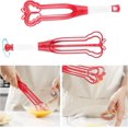 thumbnail image 3 of 2pcs Rotatable Foldable Whisk Creative Butterfly Multi-function Manual Whisk (yellow), 3 of 5