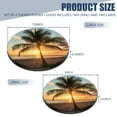 thumbnail image 2 of Burner Covers for Electric Stove Set of 4 for Range Accessories, Idyllic Palm - Beach Sunset Gas Stove Top Covers for Expanding Counter Space, 2 of 2