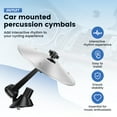 thumbnail image 3 of Car Crash Cymbal Fun Air Vent Drum Cymbal Make Your Drive More Happy Compact Car Accessory for Vehicles Music Lovers, 3 of 13