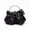 Black, variant on REMANLAND Women's Satin Evening Clutch, Black