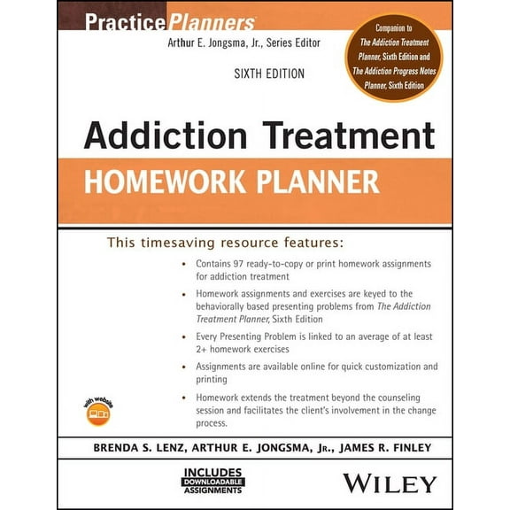 PracticePlanners Addiction Treatment Homework Planner, (Paperback)