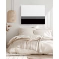 thumbnail image 3 of Black White Striped Wall Art for Living Room,Canvas Picture Wall Decor for Bathroom Bedroom,Modern Abstract Art Aesthetics Painting Artwork for Office Kitchen Hallway Dining Room Home Decor 12"x16", 3 of 8