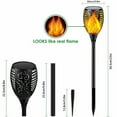 thumbnail image 4 of Morttic Solar Lights Outdoor, Upgraded 33 LED Solar Torch Light with Flickering Flame for Christmas Decorations, Waterproof Landscape Decoration Lights for Pathway Garden -2 Pack, 4 of 6