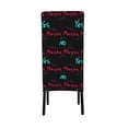 thumbnail image 3 of Dining Chair Back Cover, Water Washing, Disassembly Chair Sleeve Sliding Cover Protective Cover-Yes or No Print Pattern Chair Protectors Seat Covers, 3 of 8