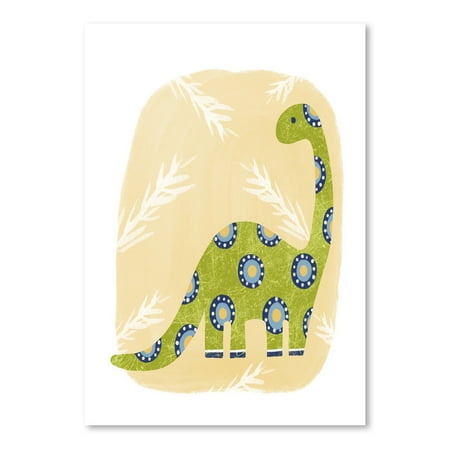 UPC: 0686457559935 | Americanflat Dinosaur Green by Lisa Nohren Poster Art Print