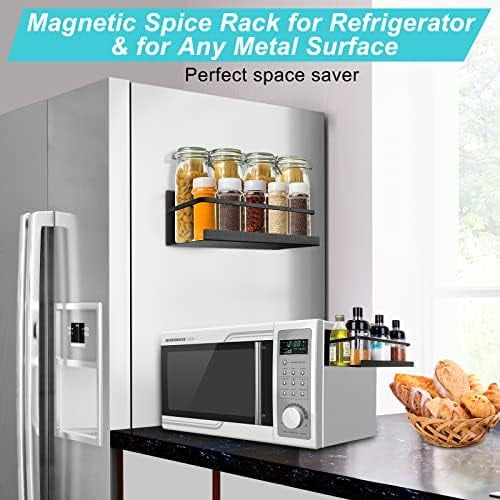 Pack Premium Magnetic Spice for Refrigerator, Strong Magnetic
