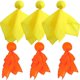 thumbnail image 1 of Sports Penalty Flag Football Tossing Flags Referee Use Rectangular 20x4cm 6Set, 1 of 4