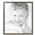 thumbnail image 2 of ArtToFrames 26" x 29" Silver Picture Frame, 26x29 inch Silver Wood Poster Frame (WOM-4993),  Pack, 2 of 7