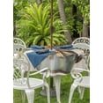 thumbnail image 4 of Outdoor Tablecloth with Umbrella Hole Zipper Sunflower Bow Round Tablecloth 54" Waterproof Outside Table Cloth Vintage Farm Plant Watercolor Plaid Patio Table Cover Tablecloths for Picnic Party, 4 of 8