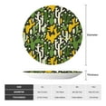 thumbnail image 2 of Wukai Cactus 4 Print Decorative Plate for Display,Bone China Decorative Plate, Ceramic Dinner Plate with Stand, Vertical Ceramic Plate-6in, 2 of 6