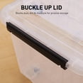 thumbnail image 4 of Citylife 24L Clear Plastic Storage Bins with Lids Stackable and Nestable Storage Boxes with Lids Large Plastic Storage Containers for Garage, Closet,, 4 of 7