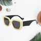 thumbnail image 4 of Anteojos retro antiimpacto Macarena Gafas de sol para mujer Beige, 4 of 8