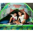 thumbnail image 4 of Jurassic Park Gates Polyester Portable Indoor Bed Tent Pop-Up Canopy, Green, 4 of 7