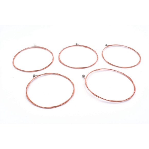 5pcs Acoustic Guitar A Strings Well Balanced Light Tension Resistant Rust Prevent Brass Acoustic Tone A-5th (A-5th)