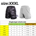 thumbnail image 2 of Bañador de 2 piezas para hombre, pantalones cortos de playa de secado rápido con bolsillos, para uso deportivo y para llevar toallas, 2 of 5