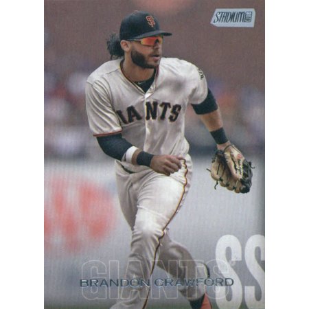 2018 Topps Stadium Club #154 Brandon Crawford San Francisco Giants Baseball Card - (Best Lesbian Clubs In San Francisco)