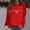Red, variant on Women Sweatshirts Womens Long Sleeve Sweatshirt Women Pullover Green Pullover Adult Sweatshirts for Women Fall Street Style