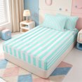 thumbnail image 2 of Erosebridal Abstract Geometric Stripes Zipper Full Size Comforter Sets with Fitted Sheet and 2 Pillowcases,Minimalist Lines Zipper Bedding Set,Colorful Stars Reversible,4 Pieces, 2 of 7