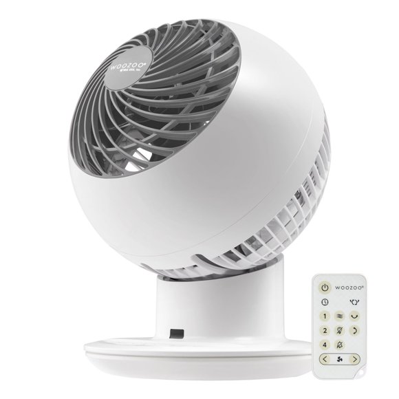 Woozoo Circulateur d'Air Oscillant à 5 Vitesses avec Télécommande