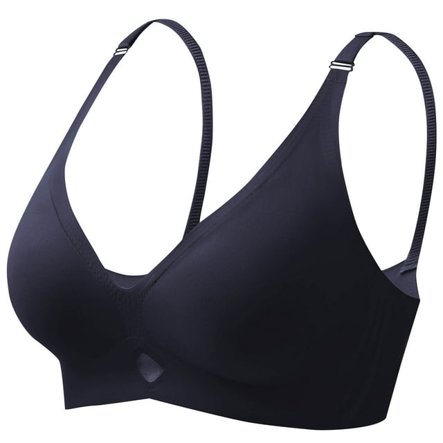 Abcnature Full Coverage Bras for Women Solid Hollow Out Mesh Thin Style Ventilate Bras without Steel Rim