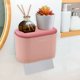 thumbnail image 4 of Organizador de caja de pañuelos | Plástico compuesto de estilo escandinavo | Tapa transparente | Cajón de almacenamiento para la sala de estar de la oficina en casa | Opciones de color rosa azul, 4 of 6