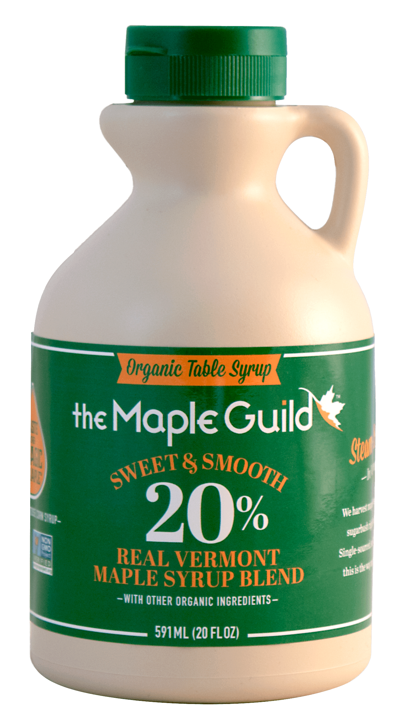 The Maple Guild Organic Table Syrup 20 Real Vermont Maple Syrup Blend Made In Vermont 20 Oz Bottle Walmart Com Walmart Com