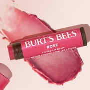 Burts Bees Rose Tinted Lip Balm with Shea Butter, 0.15 oz.