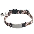 thumbnail image 4 of Collier Mignon pour Animal de Compagnie, Motif Léopard, pour Chat, avec Clochette, Polyester Coton, pour Chats de Plus de 3 m, Style Britannique, 4 of 6