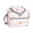 A002- Pink, variant on Insulated Lunch Bag for Women | Leakproof Reusable Lunch Bag with Front Pocket, Tropical Hibiscus Print Lunch Bag for Work Picnic Beach, Birthday Gift for Her
