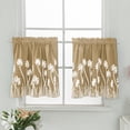 thumbnail image 2 of de de de Ventana de Rod para Del Cuarto de Baño Beige_137x61cm Baoblaze Niveles de ventana de encaje bordado, 2 of 8
