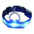 thumbnail image 2 of Collier Lumineux Ajustable pour Animaux, Collier de Randonnée de Nuit, Animaux Marchants, Ras-de-Cou Lumineux pour Animaux, Portable, Lavable, Colliers, Fournitures pour Animaux, Cadeau, Bleu G, 2 of 9