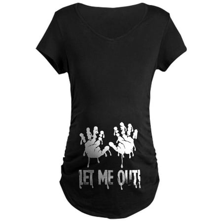 

CafePress - Let Me Out ! Maternity T Shirt - Maternity Dark T-Shirt