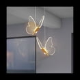 thumbnail image 4 of Mariposa LED Luces Colgantes Nordic Golden LáMpara de Noche IluminacióN para Sala de Estar Dormitorio LáMpara de Noche B, 4 of 6