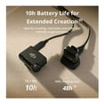 thumbnail image 4 of DJI Mic Mini (2 TX + 1 RX) Wireless Lavalier Microphone for 2-Person Vlogs with Detail-Rich Audio (Black), 4 of 7